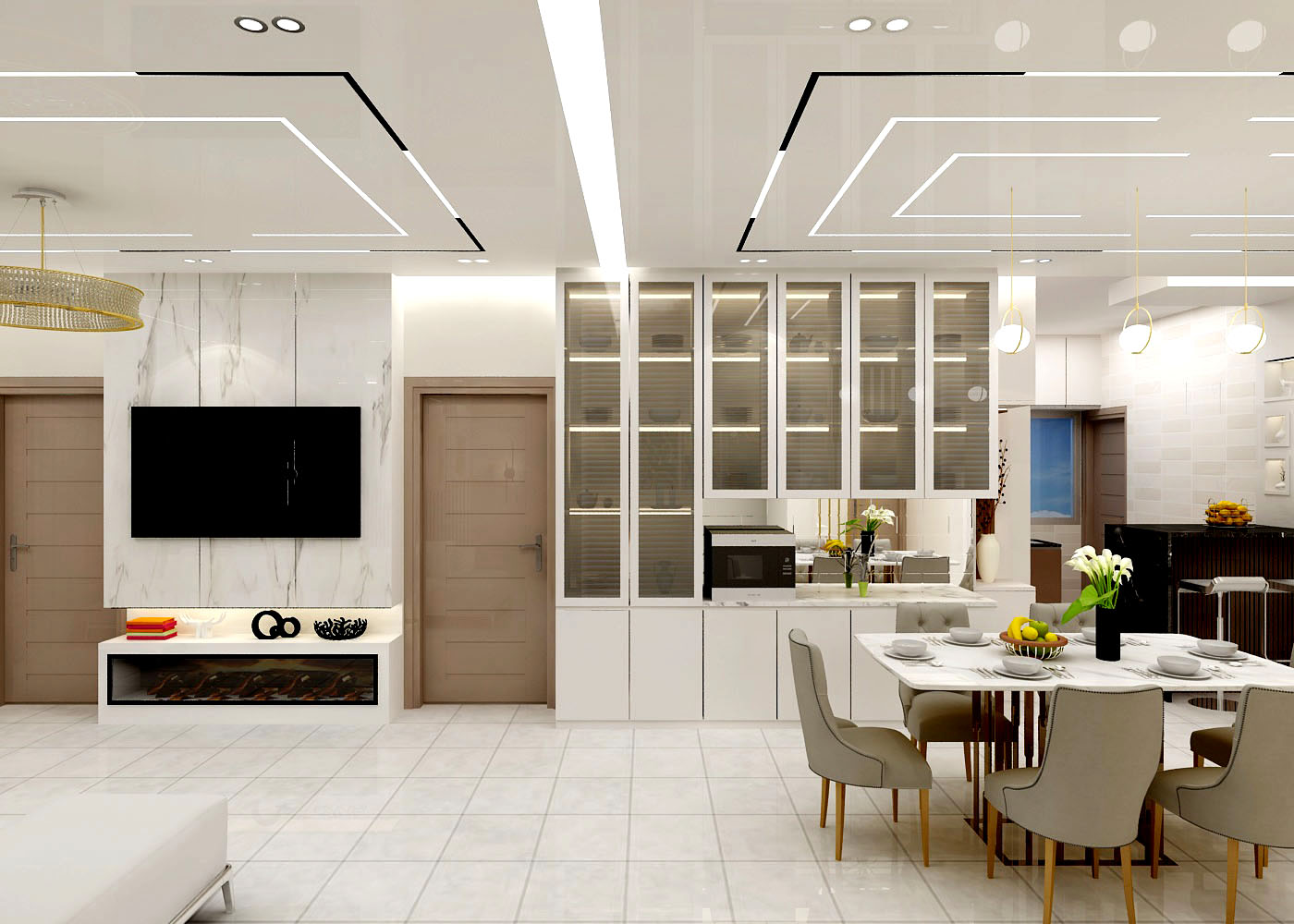 Luxury apartment interior design in Dhaka by Radix Point